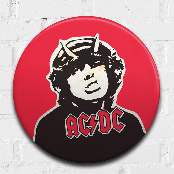 AC/DC GIANT 3D Vintage Pin Badge