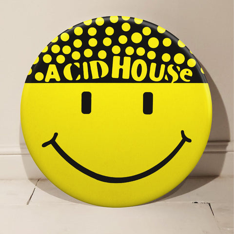 Acid House GIANT 3D Vintage Pin Badge