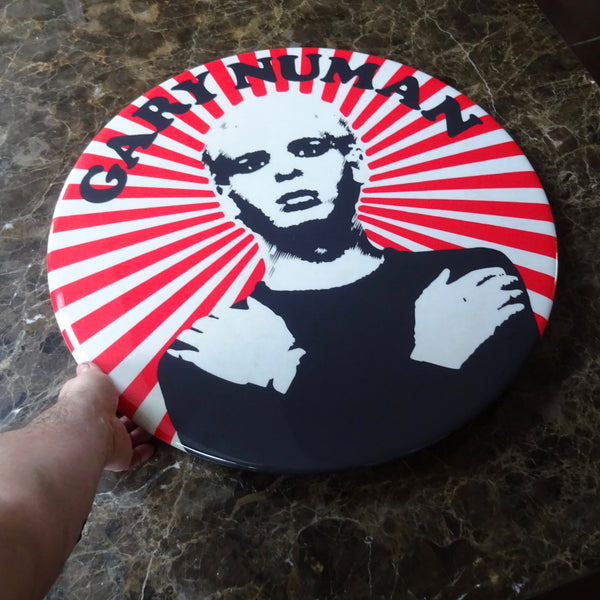 Gary Numan GIANT 3D Vintage Pin Badge