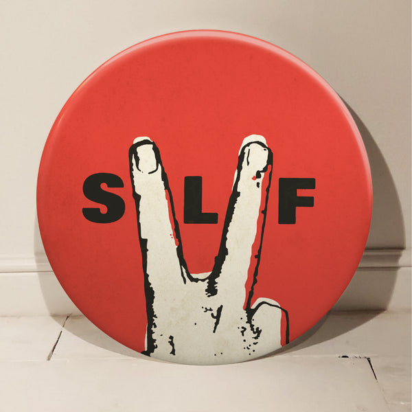 Stiff Little Fingers GIANT 3D Vintage Pin Badge