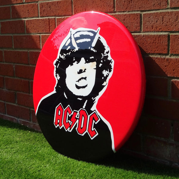 AC/DC GIANT 3D Vintage Pin Badge